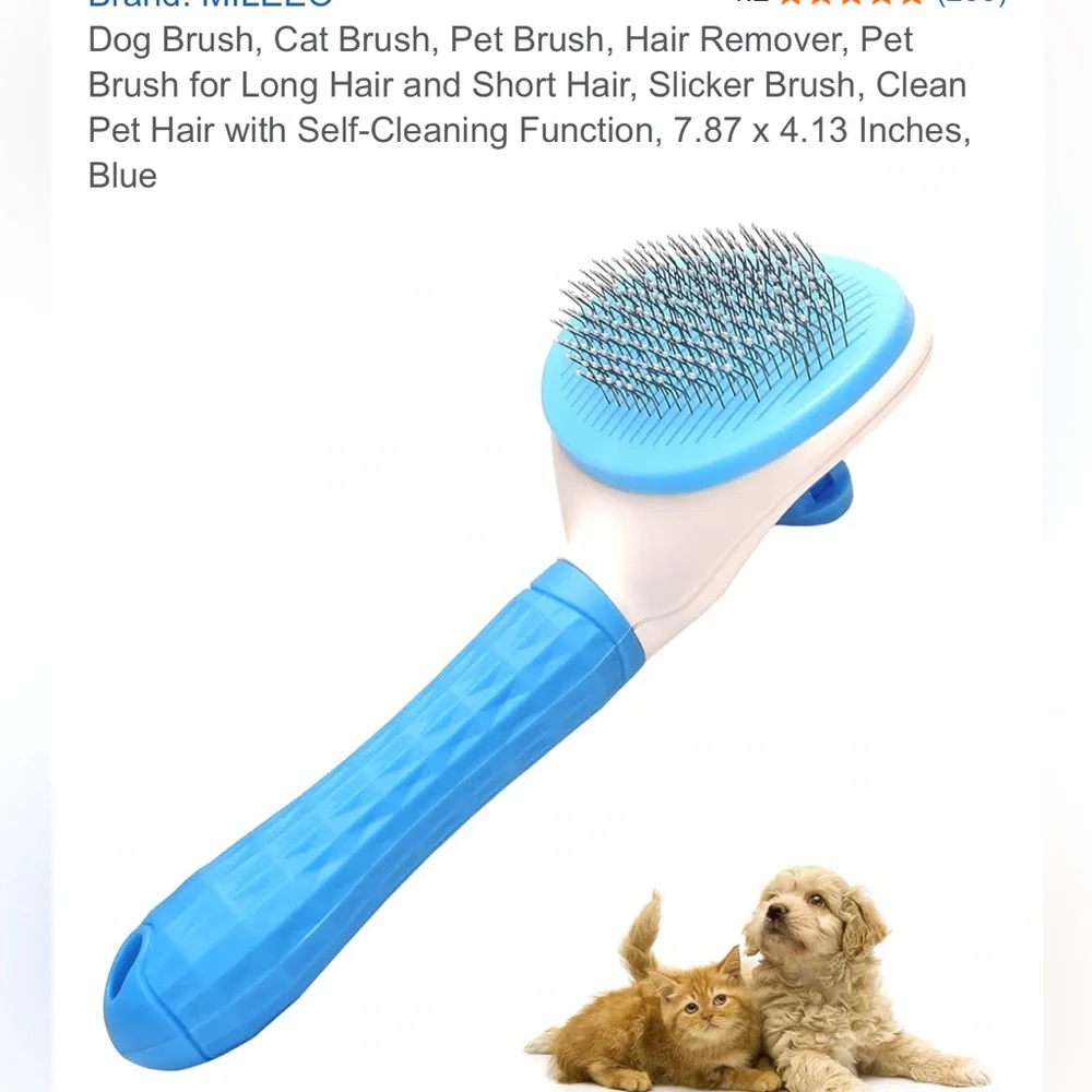 Animal grooming kit - shedding brush and nail clipper